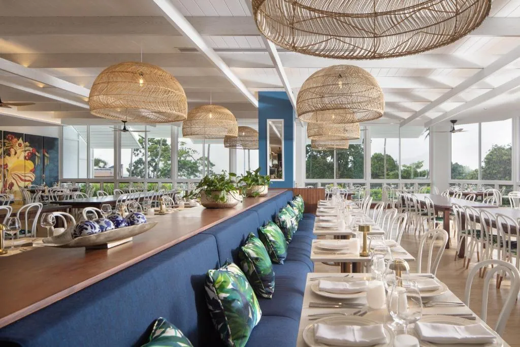 Flynn Hotel Crystalbrook restaurant interior, Cairns